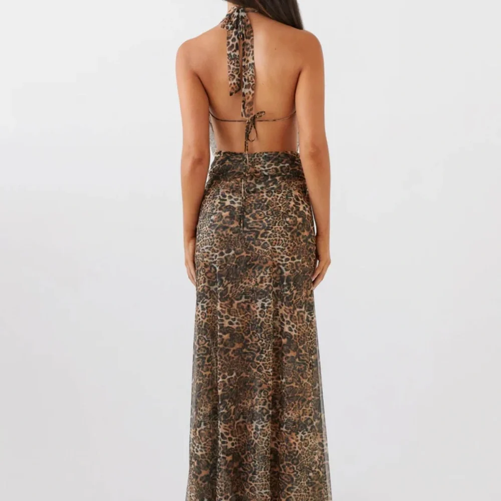 Peppermayo Exclusive - Elysia Mesh Maxi dress leopard - Picture 2 of 2